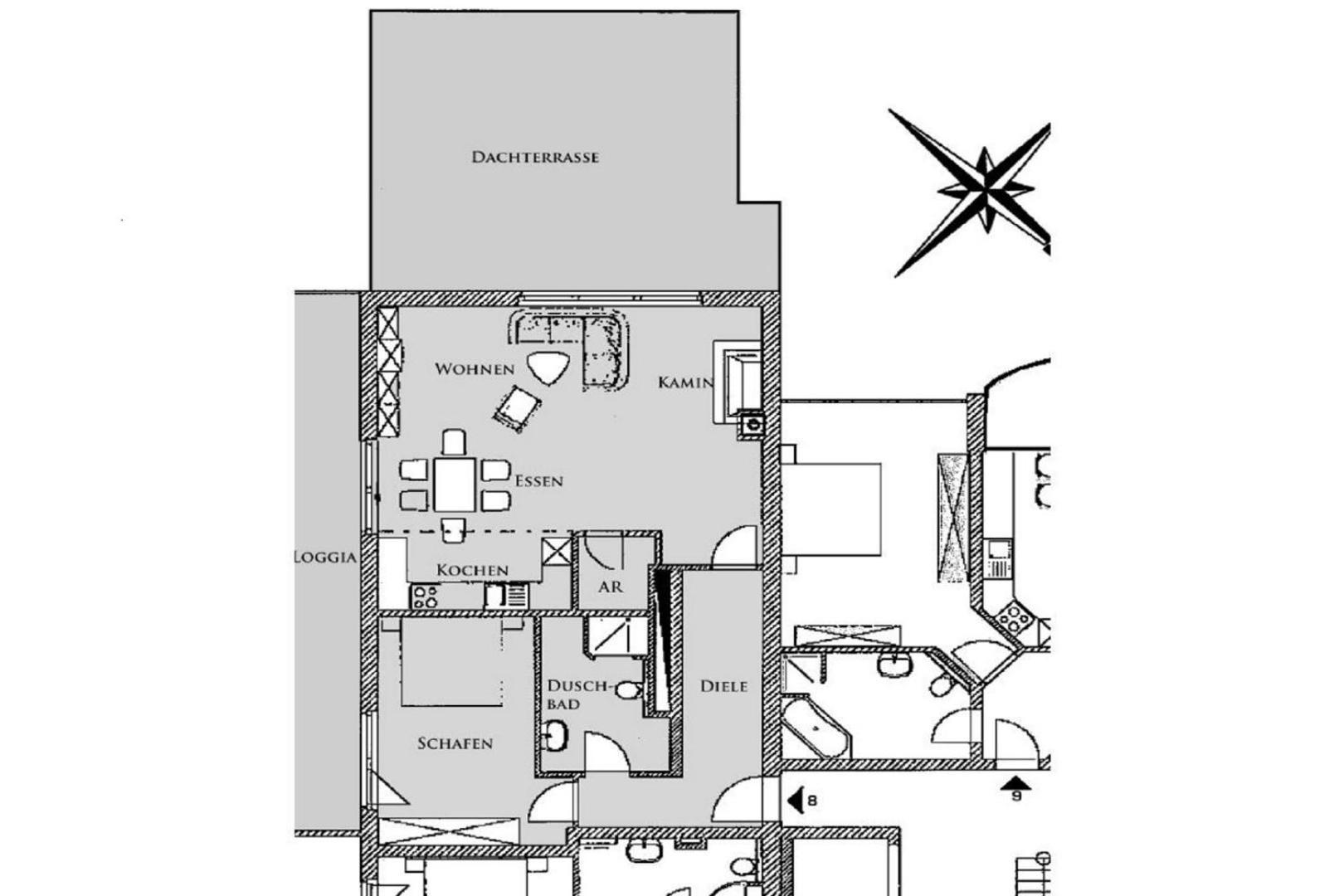 באד צווישנהם Ferienwohnung Klein מראה חיצוני תמונה